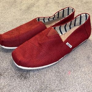 Tom’s- Men’s Red Shoes- Size 11